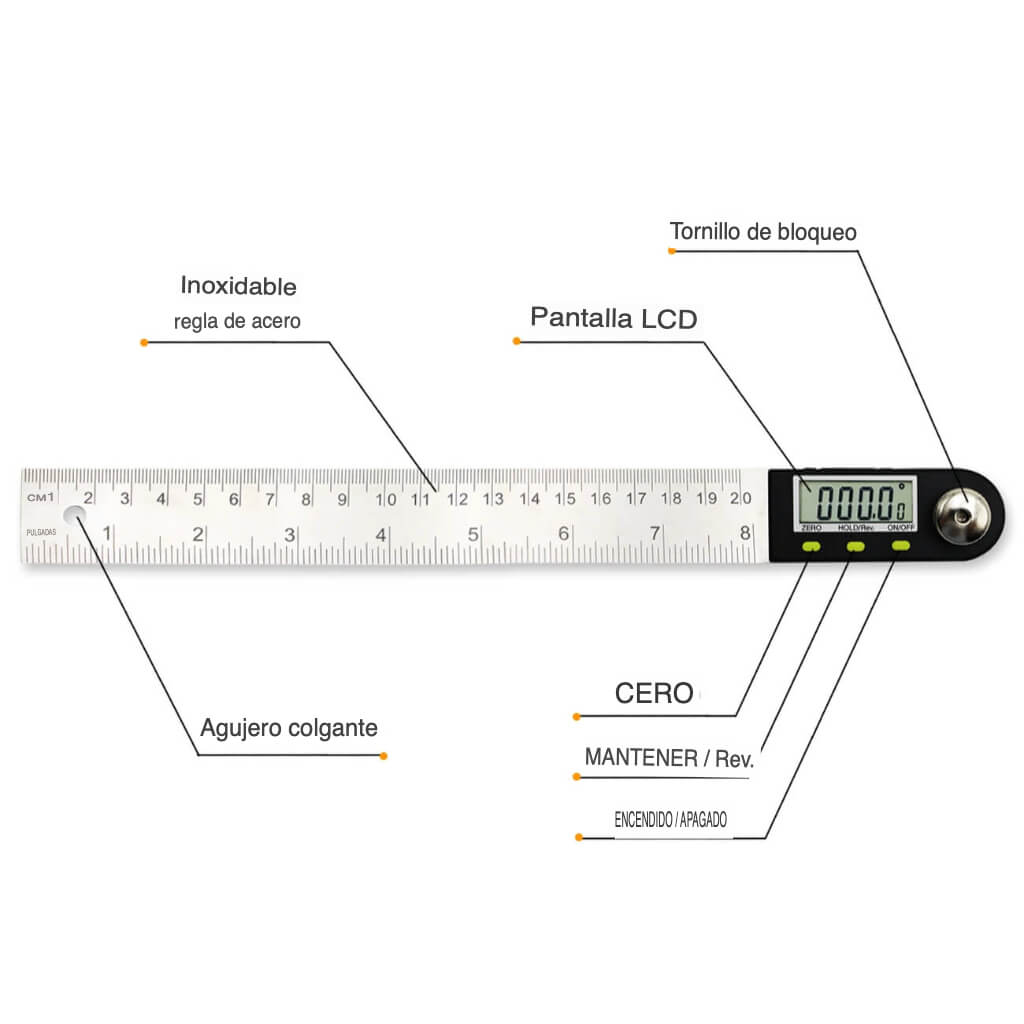 Escuadra Digital 360°